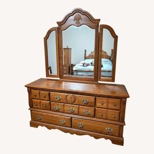 Used Vintage/Antique Natural Wood Dresser for sale on AptDeco
