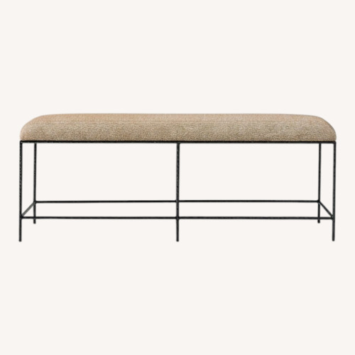 Used West Elm Natural Bench for sale on AptDeco