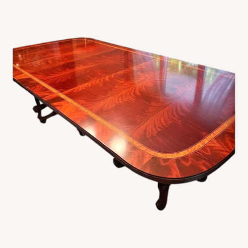 Used Henredon Dark Brown Wood Dining Table for sale on AptDeco