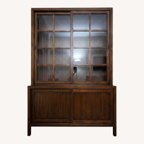 Used Ethan Allen Mid-Century Modern China Cabinet & Buffet Set  for sale on AptDeco