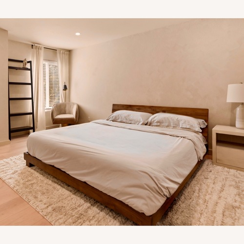 Used CB2 Modern Cal King Bed for sale on AptDeco