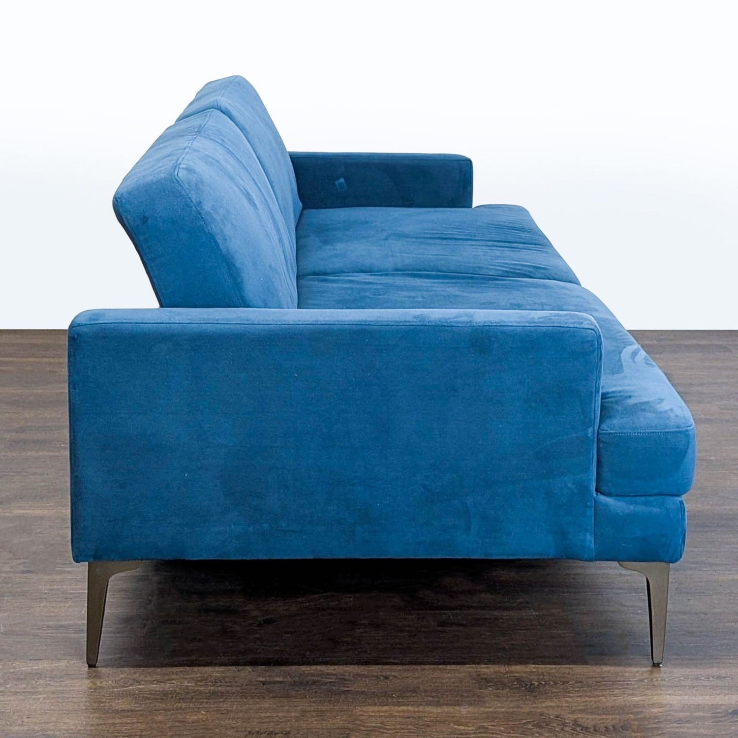 West Elm Andes 3-Seat Blue Sofa Bed  - image-7