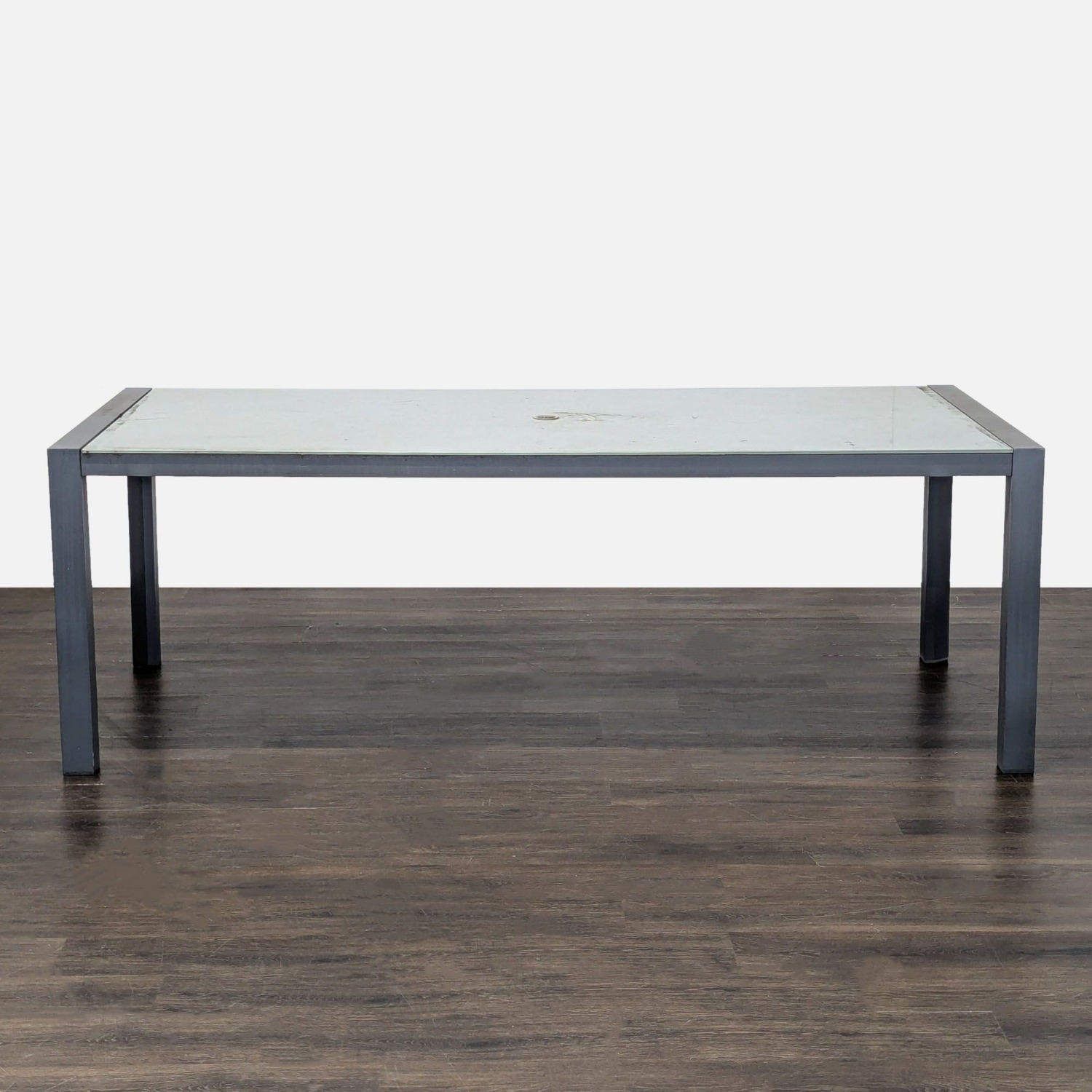 Living Spaces 7-Piece Modern Gray Dining Set - image-3