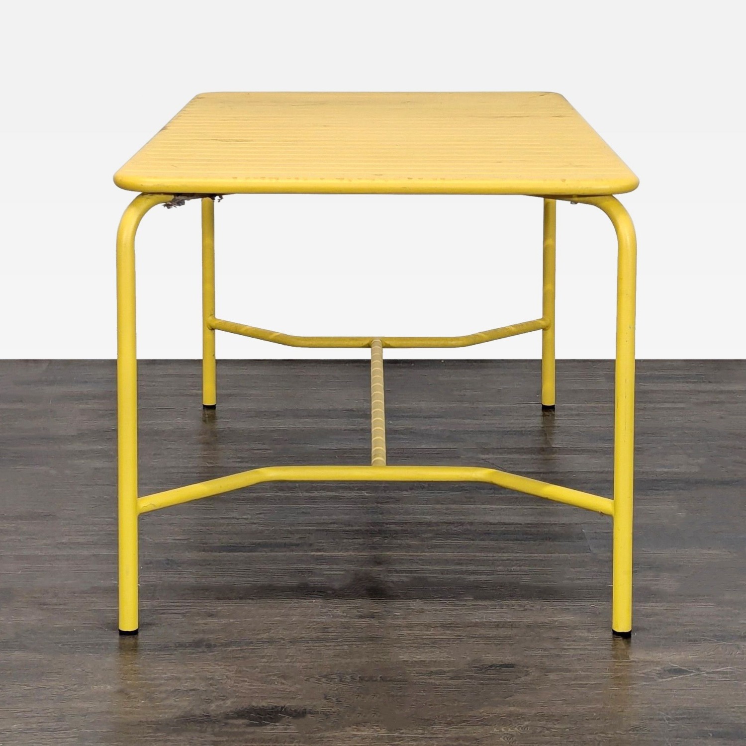 Petite Friture Yellow Metal Slatted Rectangular - image-3