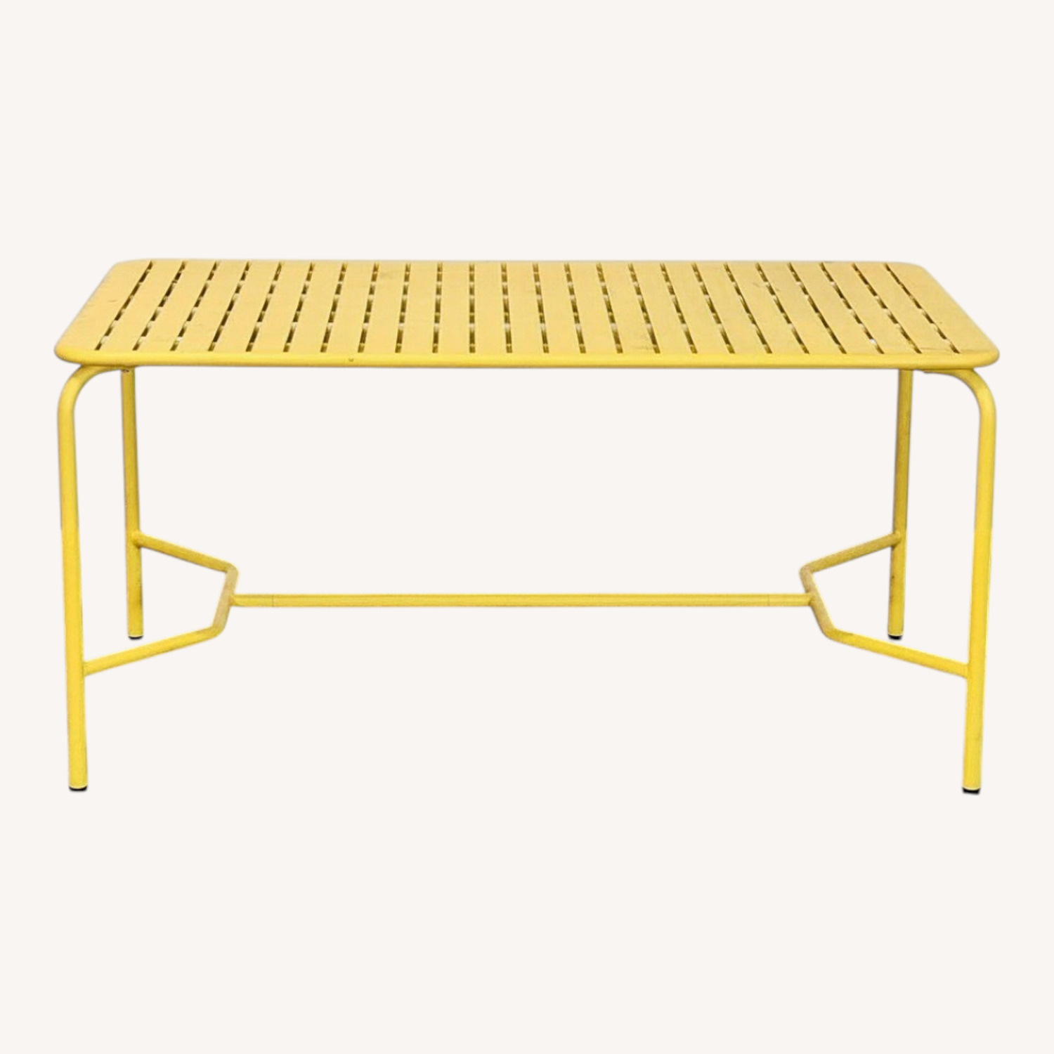 Petite Friture Yellow Metal Slatted Rectangular - image-6