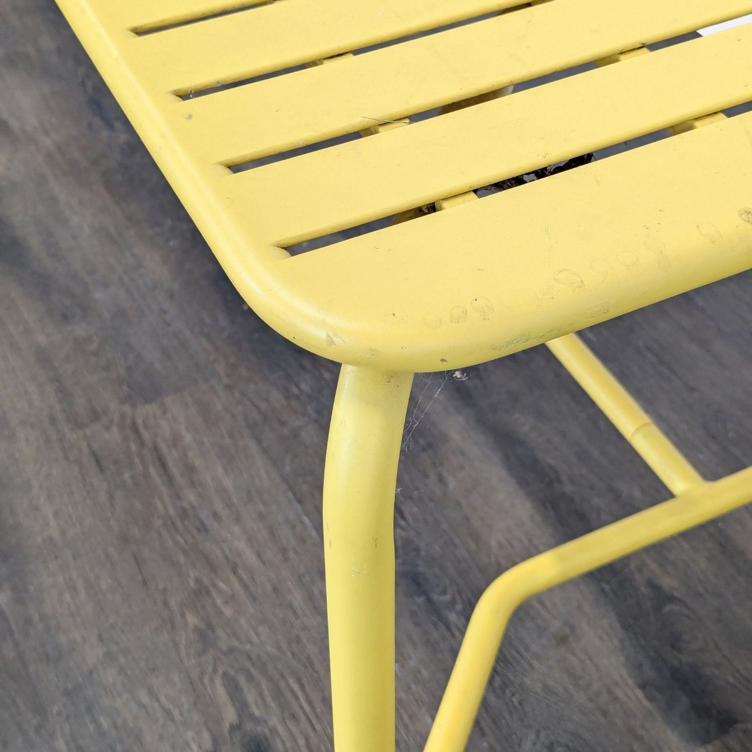 Petite Friture Yellow Metal Slatted Rectangular - image-5