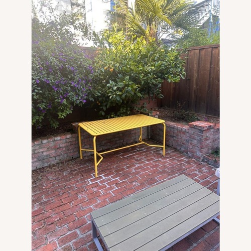 Used Petite Friture Yellow Metal Slatted Rectangular for sale on AptDeco