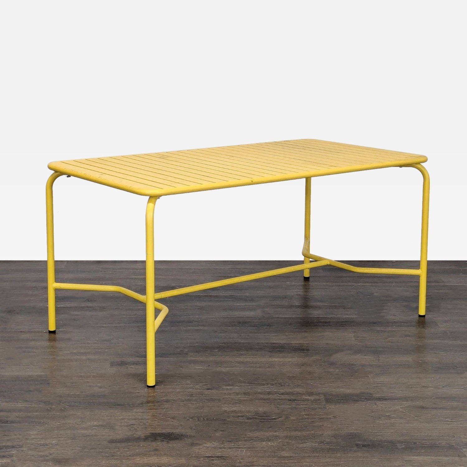 Petite Friture Yellow Metal Slatted Rectangular - image-2