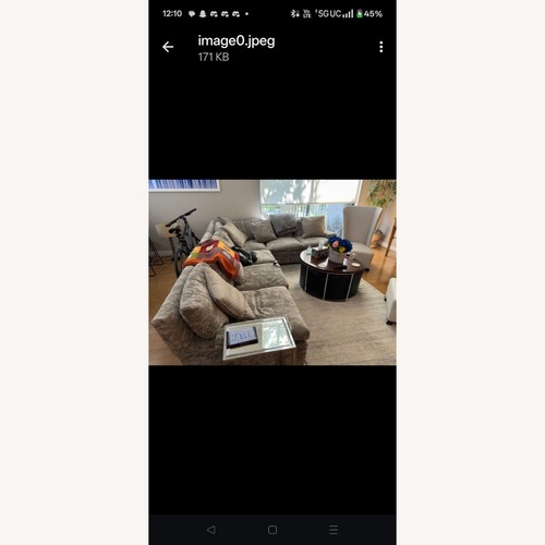 Used Lee Industries L-Shaped Sectional Sofa for sale on AptDeco