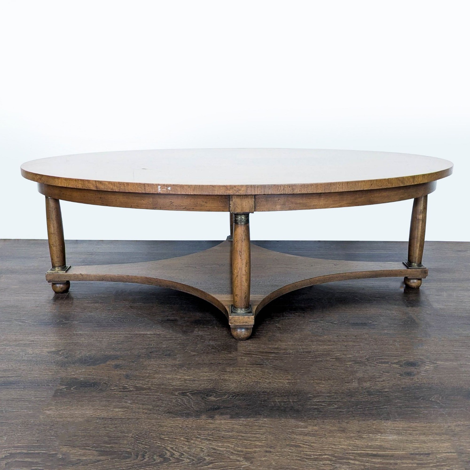 Vintage Coffee Table with Shelf - image-1