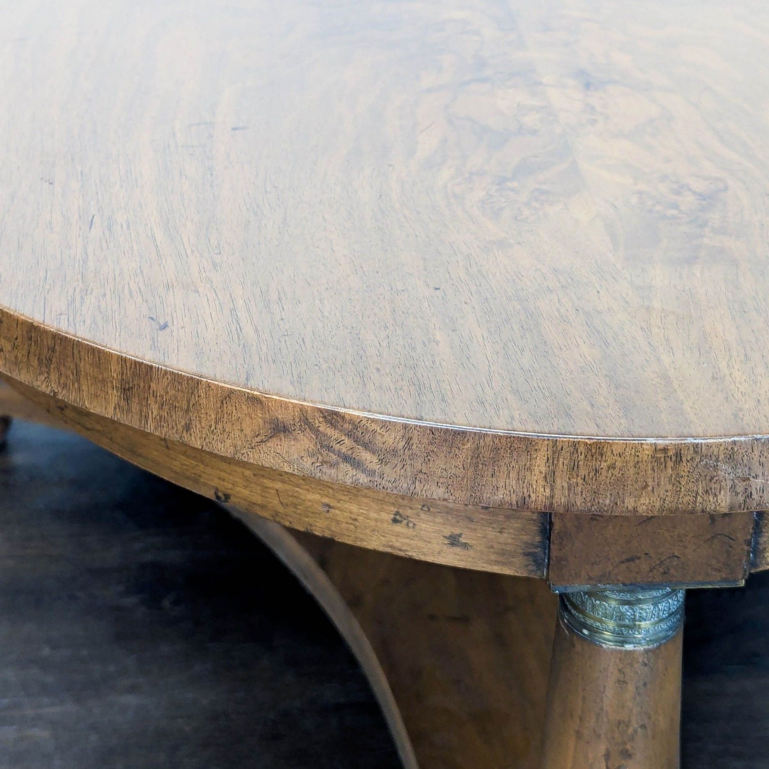 Vintage Coffee Table with Shelf - image-5