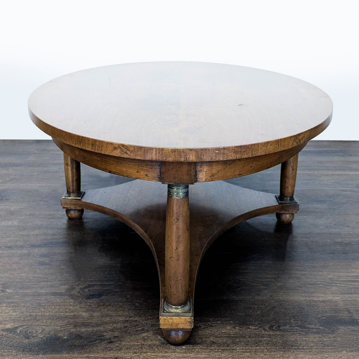 Vintage Coffee Table with Shelf - image-4