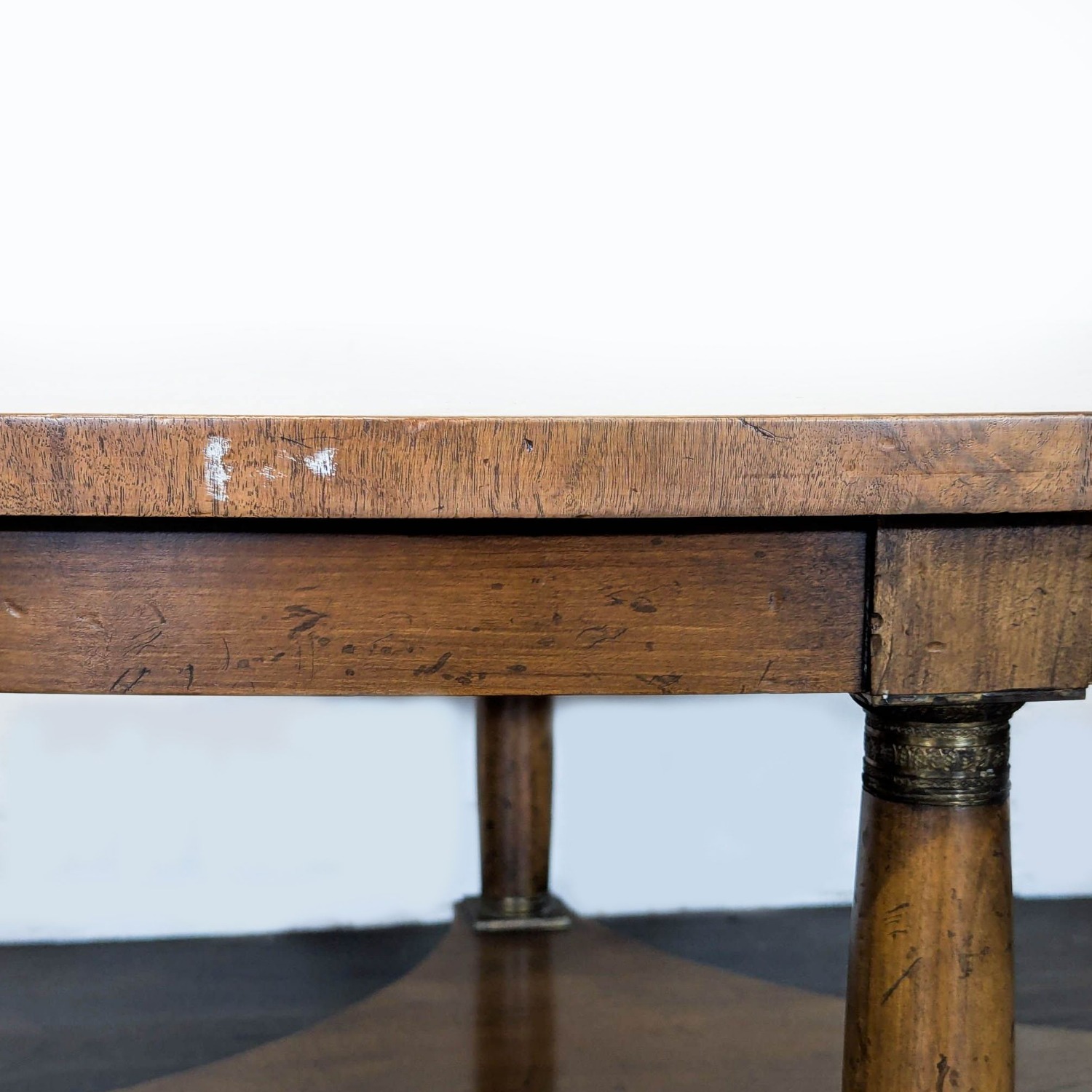 Vintage Coffee Table with Shelf - image-8