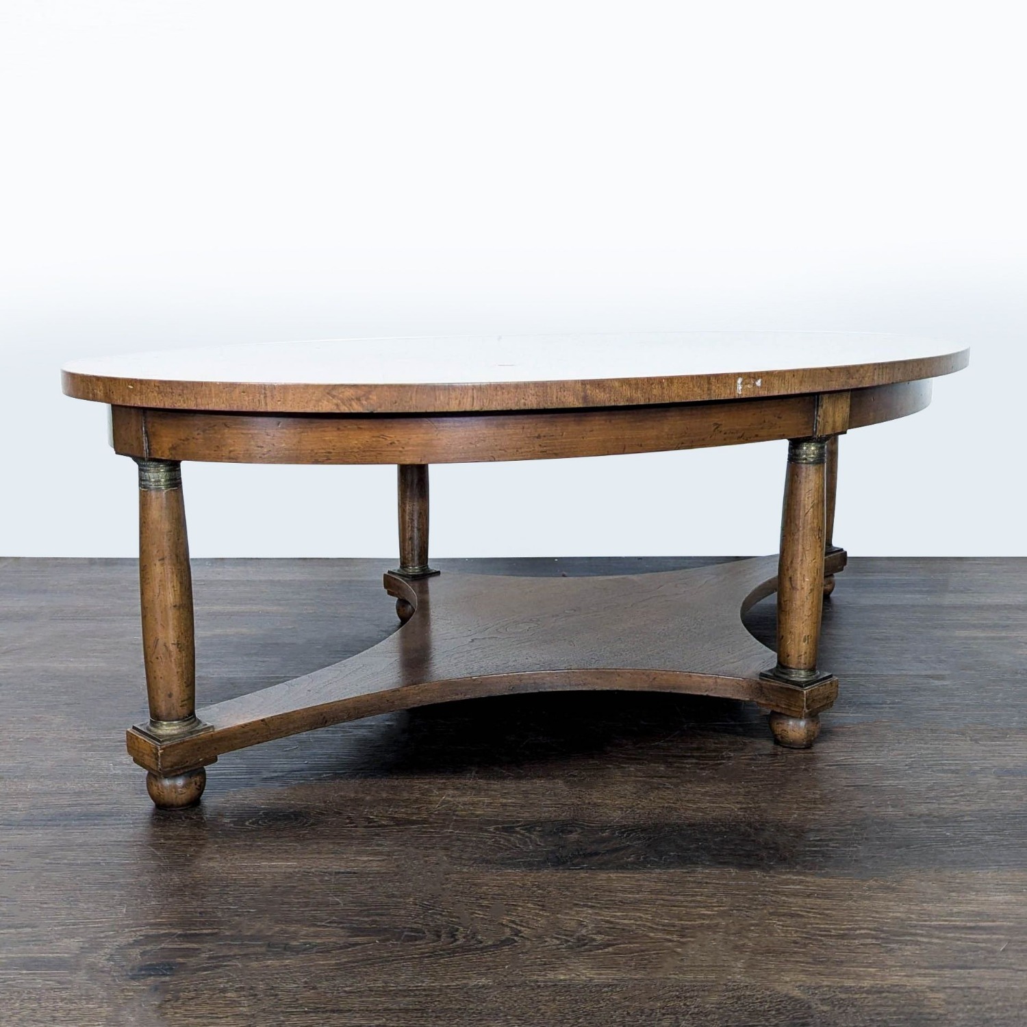 Vintage Coffee Table with Shelf - image-2