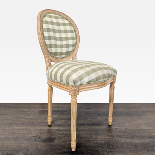 Used Upholstered Balloon Dining Chair	 for sale on AptDeco
