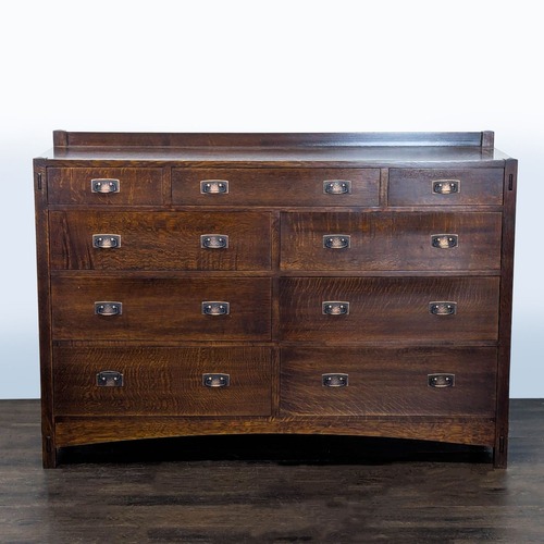 Used Stickley Solid Wood Mission Style 9-Drawer Dresser for sale on AptDeco