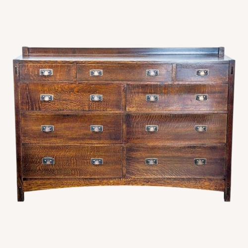 Used Stickley Solid Wood Mission Style 9-Drawer Dresser for sale on AptDeco