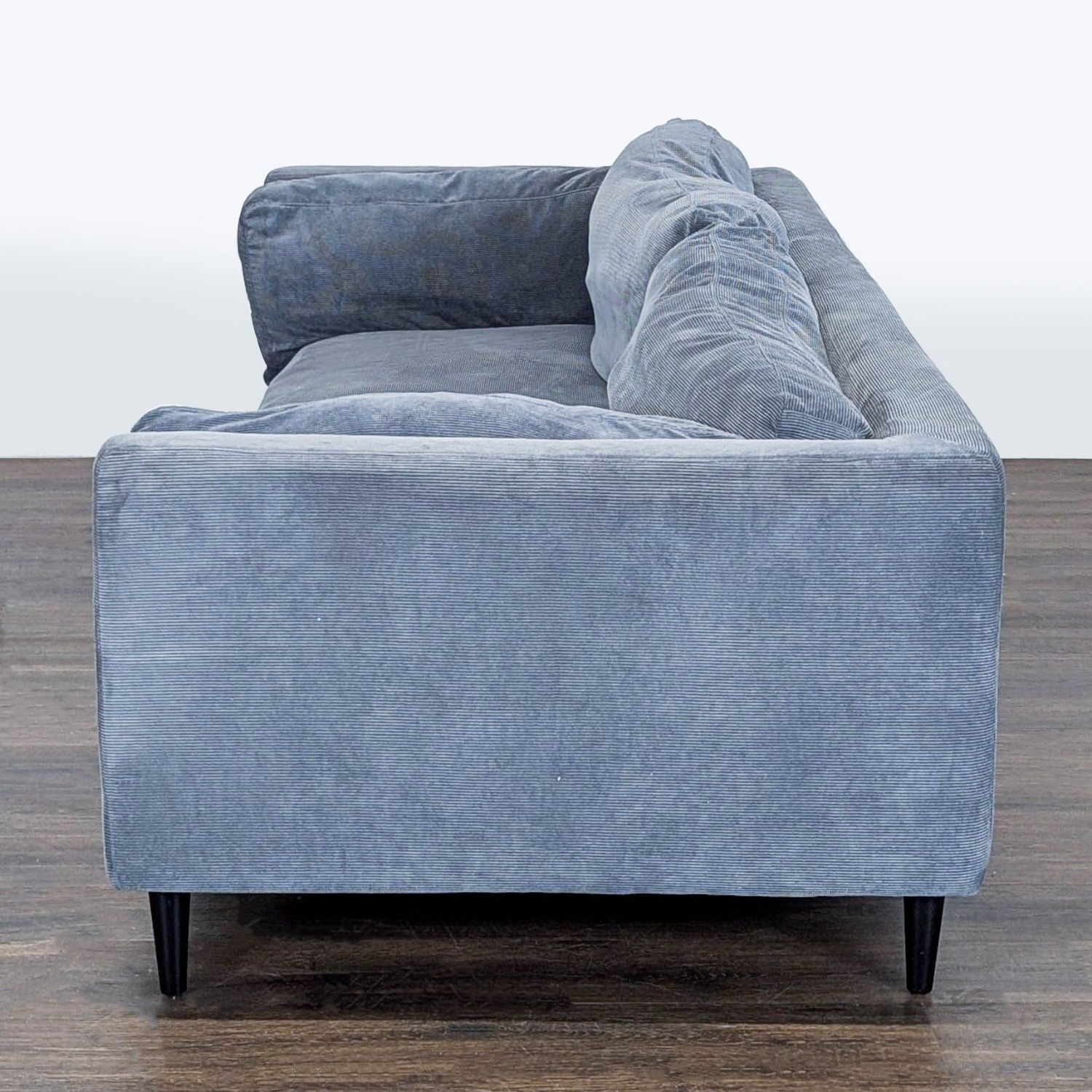 Moe's Home Collection Lafayette 3-Seat Blue Sofa - image-7