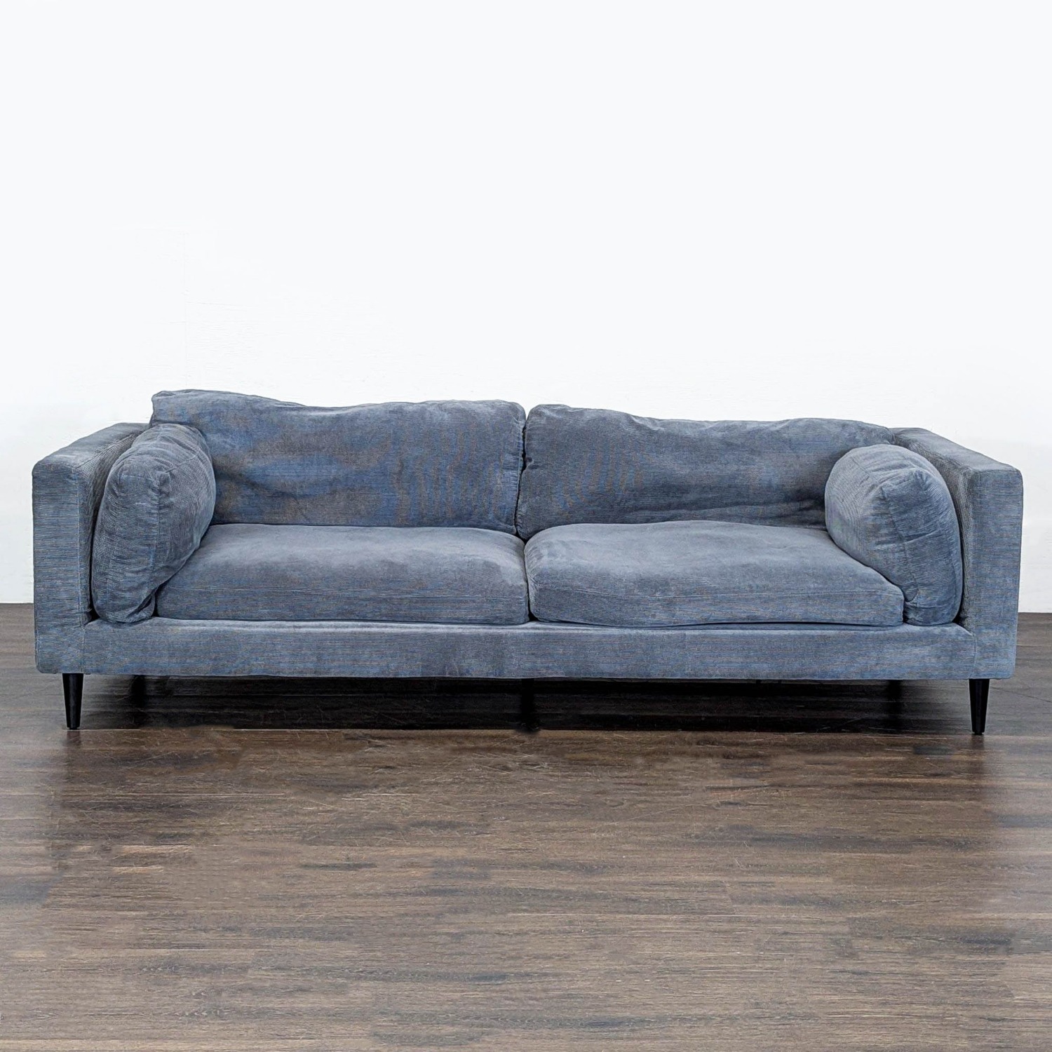 Moe's Home Collection Lafayette 3-Seat Blue Sofa - image-1
