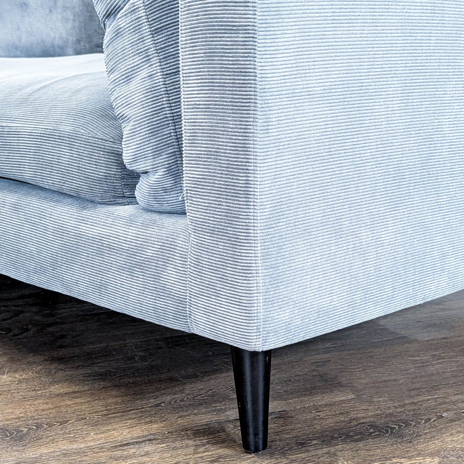Moe's Home Collection Lafayette 3-Seat Blue Sofa - image-5