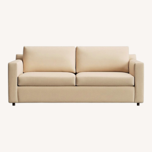 Used Crate & Barrel Barrett II Natural Fabric 2 Seater Sofa for sale on AptDeco