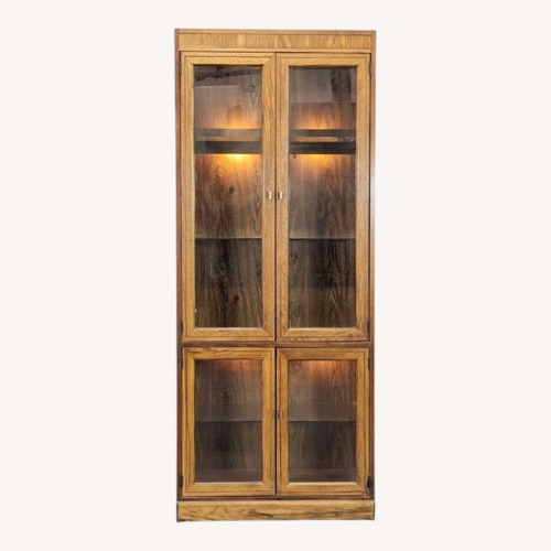 Used Glass Door Display Cabinet for sale on AptDeco