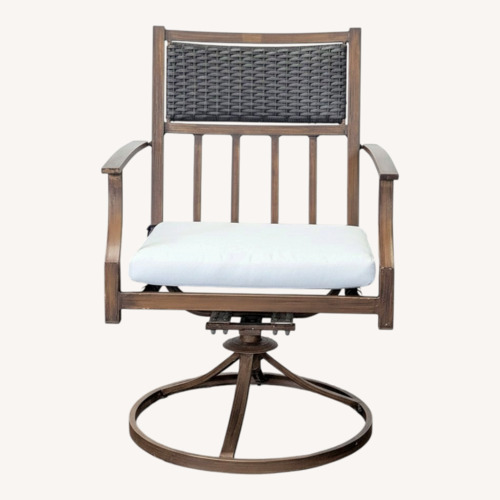 Used Orchard Supply Hardware Swivel Rocking Patio Chair for sale on AptDeco