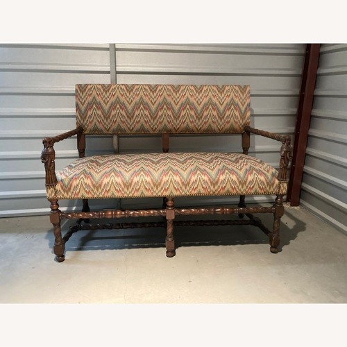 Used Antique Upholstered Bench for sale on AptDeco