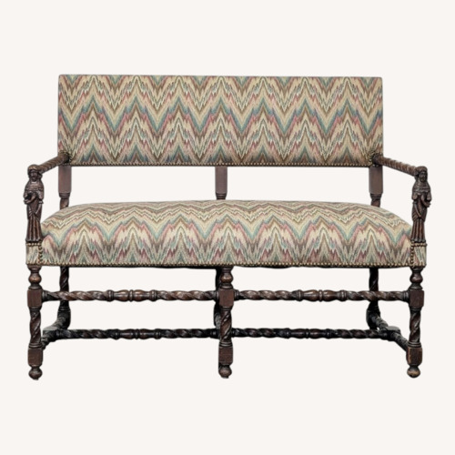 Used Antique Upholstered Bench for sale on AptDeco