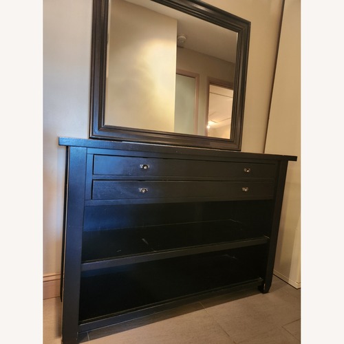 Used Pottery Barn Buffet With Matching Mirror for sale on AptDeco