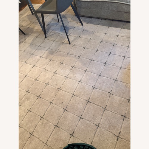 Used AllModern Mallory Gray Wool Area Rug 8' x 10' for sale on AptDeco