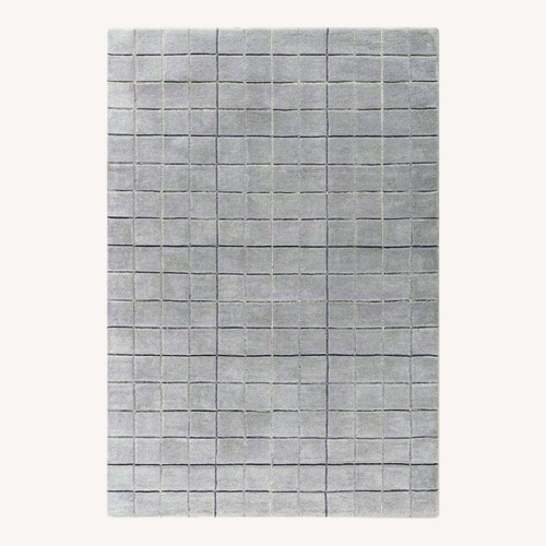 Used AllModern Mallory Gray Wool Area Rug 8' x 10' for sale on AptDeco