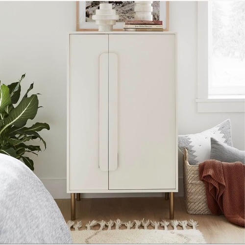 Used West Elm Gemini Armoire (32”), White for sale on AptDeco
