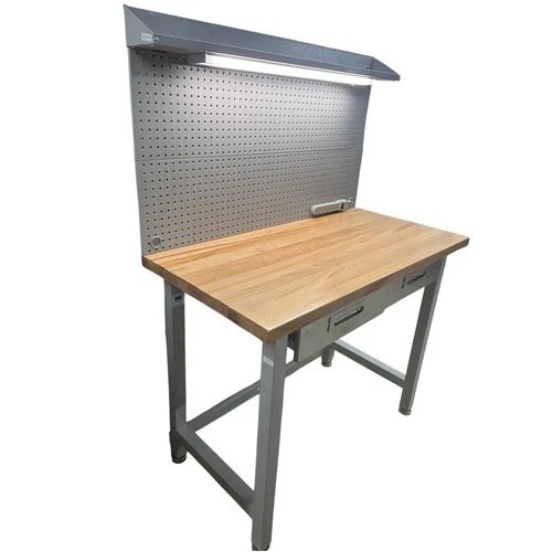 Used 48in Workbench Pegboard Light Drawers Power Strip for sale on AptDeco