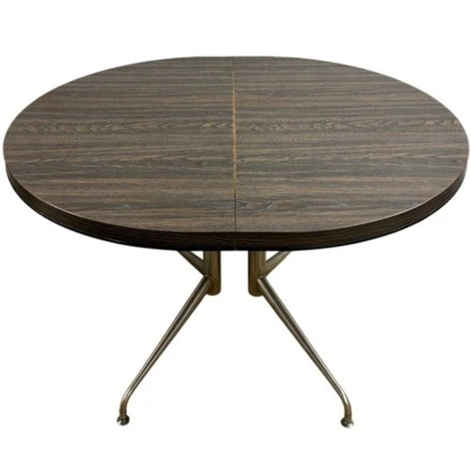 Retro Expandable Dining Table Set 6 Chairs - image-4