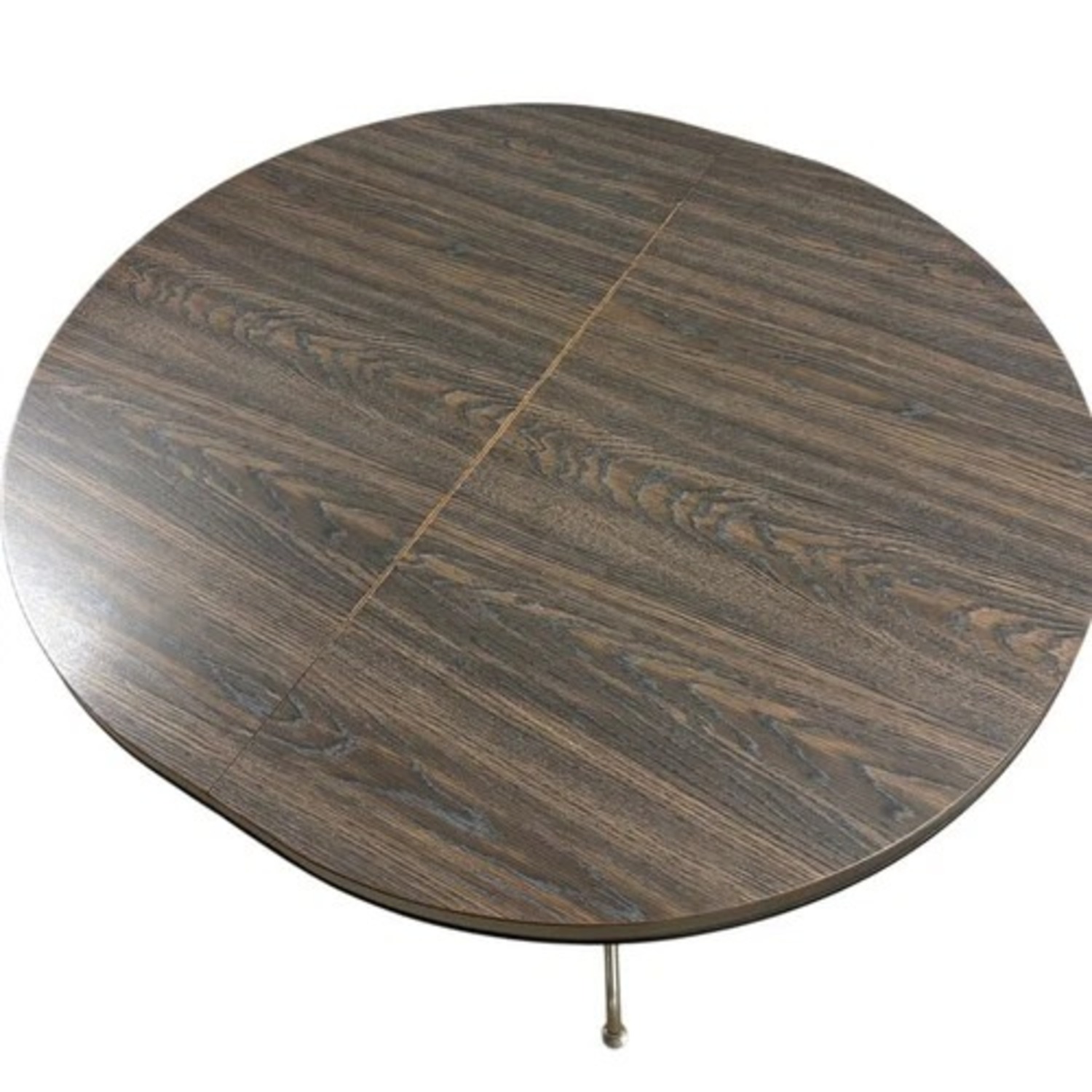 Retro Expandable Dining Table Set 6 Chairs - image-5