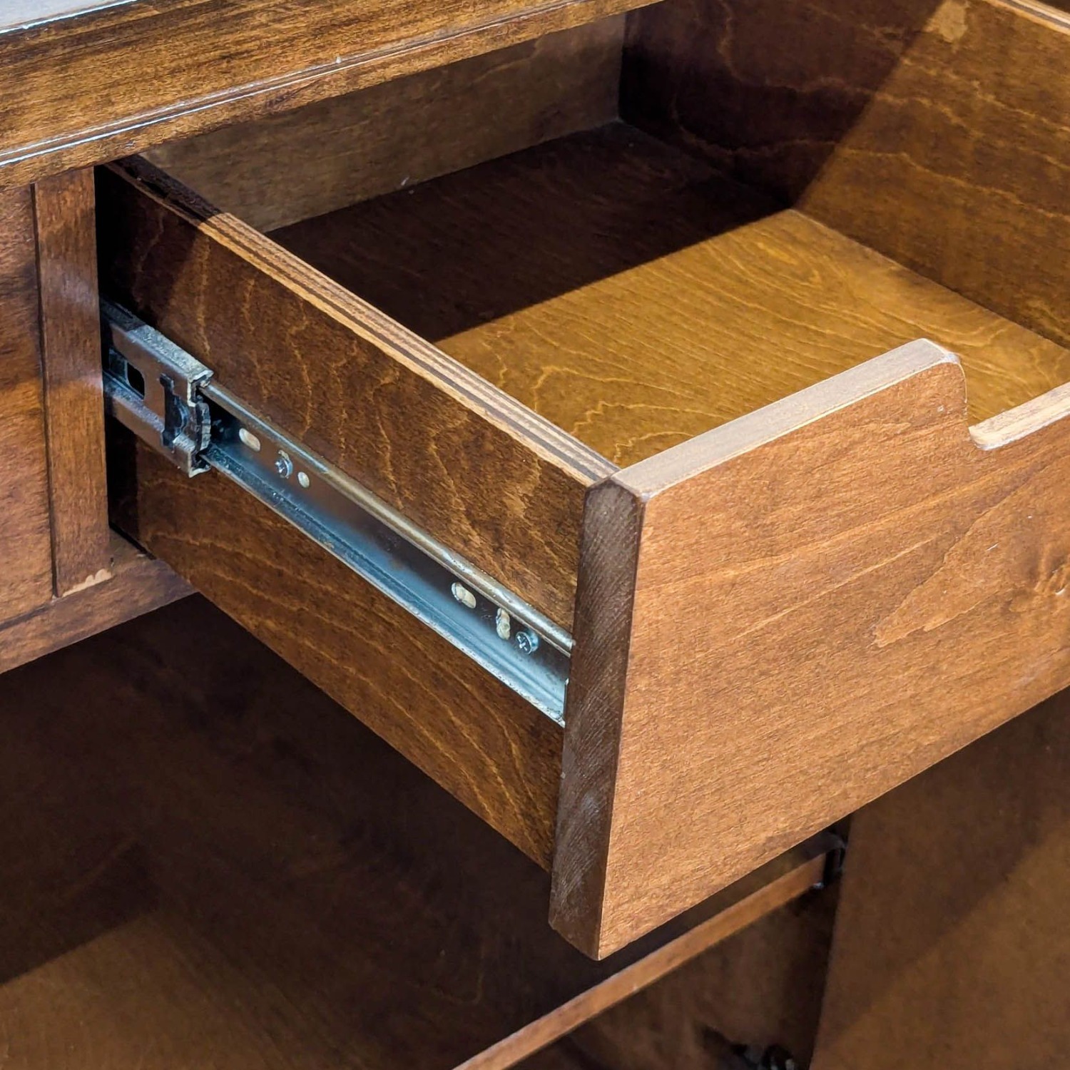 Kreiss Dark Brown Wood Sideboard - image-3