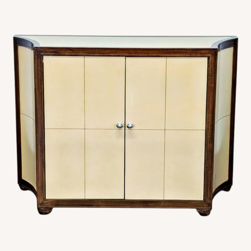 Used Kreiss Dark Brown Wood Sideboard for sale on AptDeco