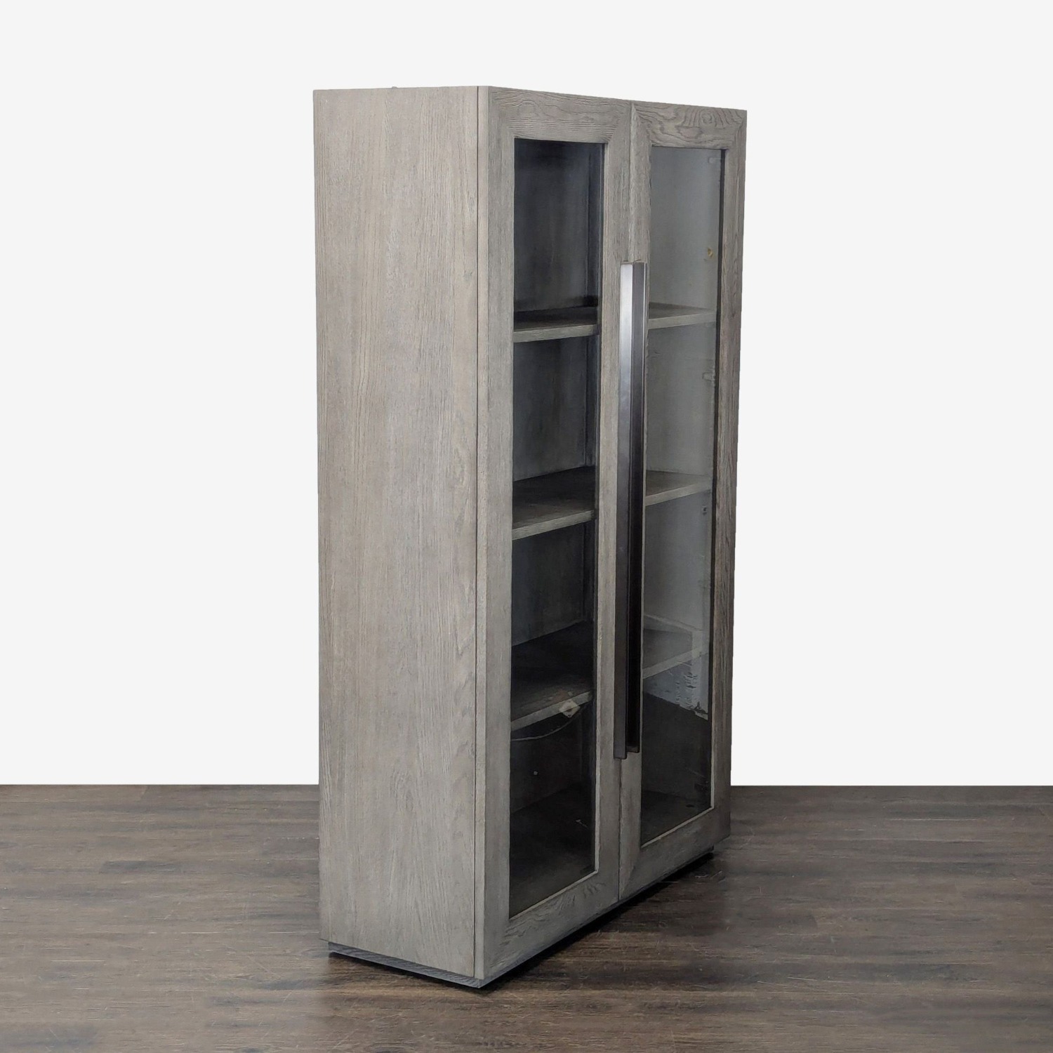Restoration Hardware Machinto Glass Double Door - image-9
