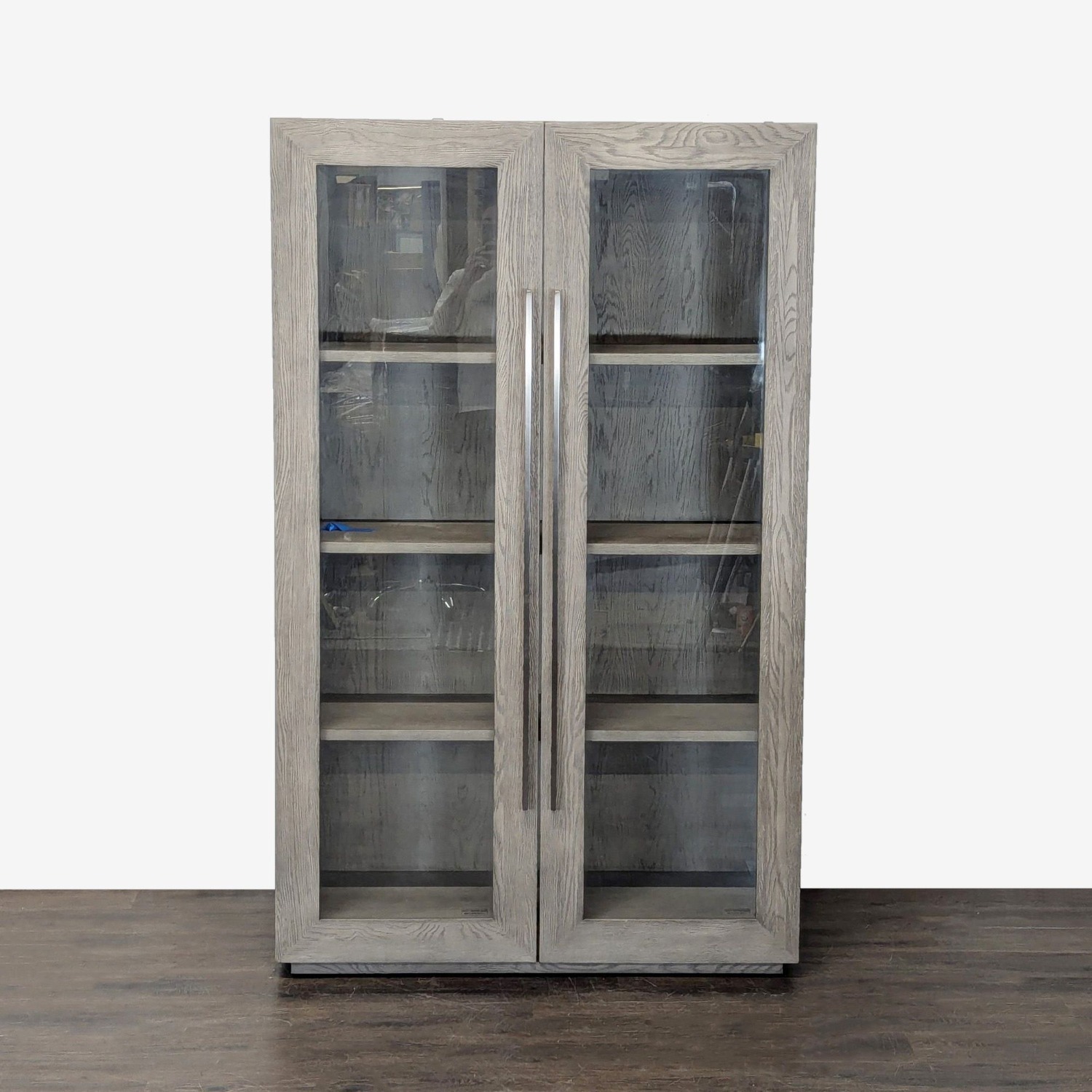 Restoration Hardware Machinto Glass Double Door - image-8
