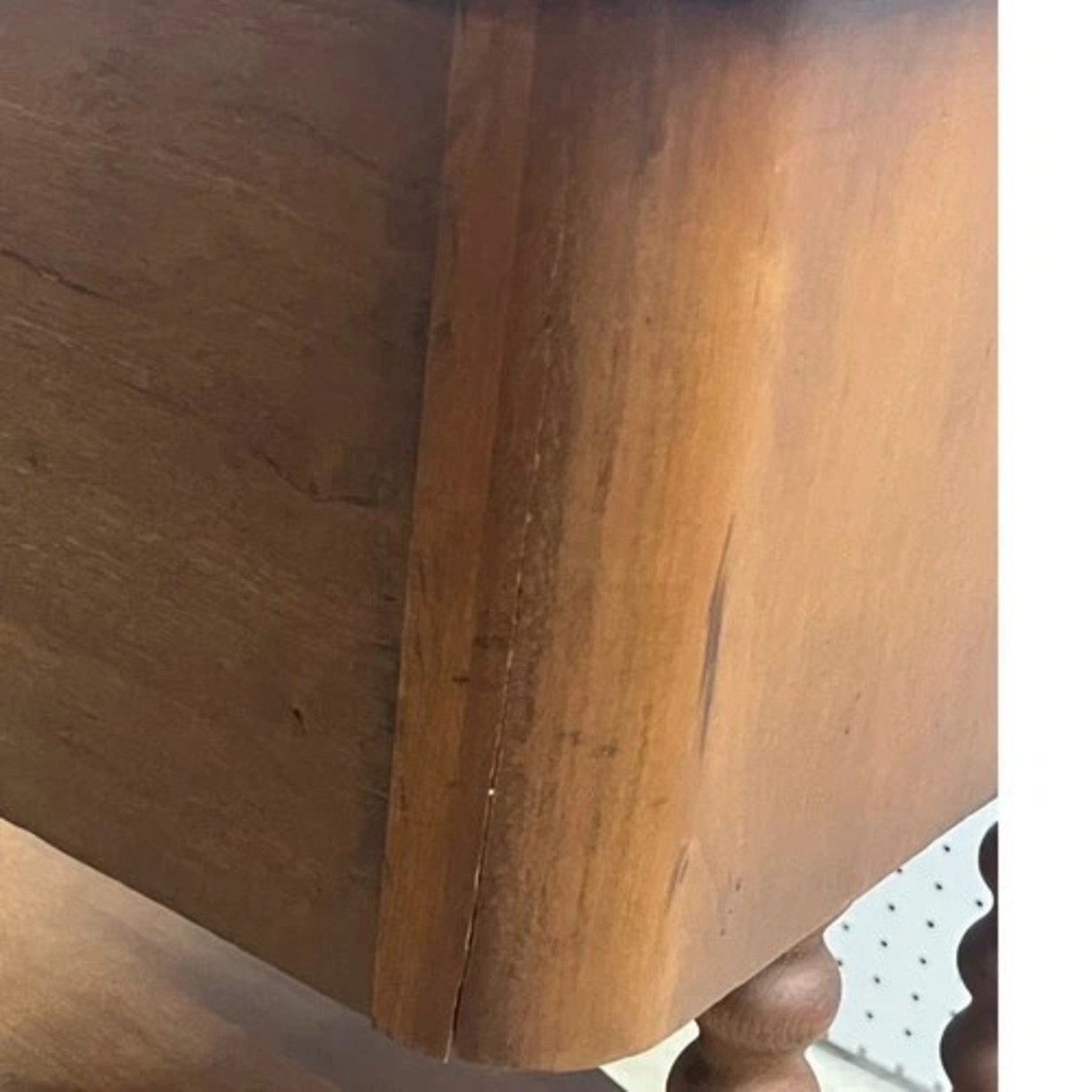 Wood Sewing Work Table 2 Drawers Key Turned Legs - image-14