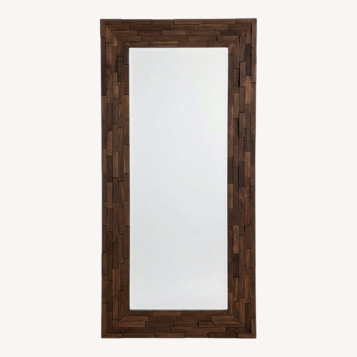 Used Wood Floor Mirror for sale on AptDeco