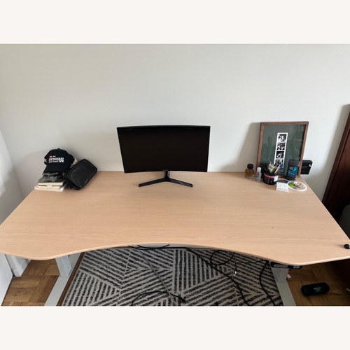 Used Light Brown Apek Desk Elite Series for sale on AptDeco