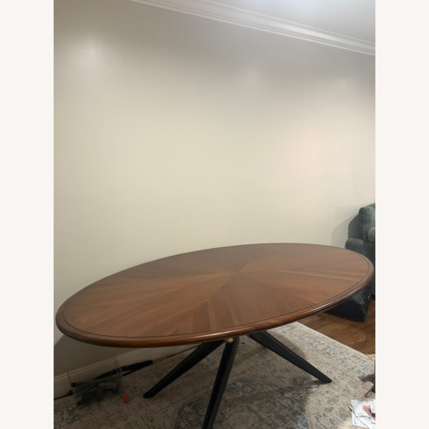 Jonathan Adler Dark Brown Wood Dining Table - image-2