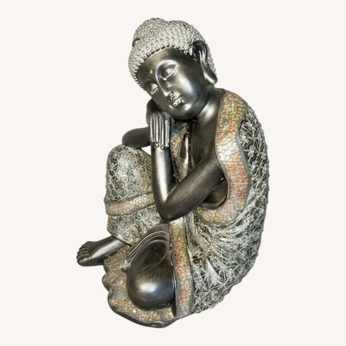 Used Resting Buddha Resin Statue for sale on AptDeco
