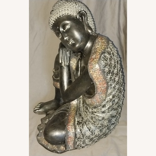 Used Resting Buddha Resin Statue for sale on AptDeco