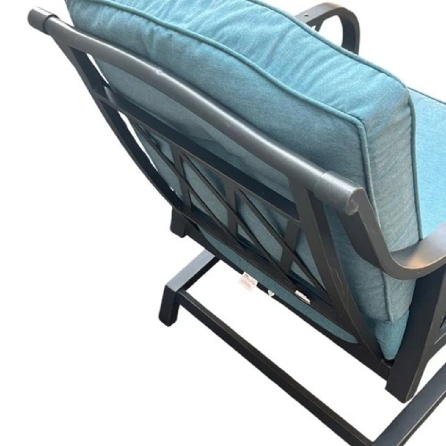 3 Piece Patio Set Blue Sunbrella Cushions Table - image-9