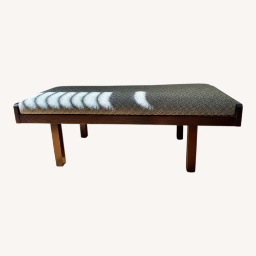 Used Kravet Dark Brown Wood Bench for sale on AptDeco