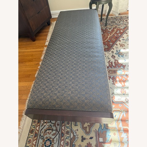 Used Kravet Dark Brown Wood Bench for sale on AptDeco