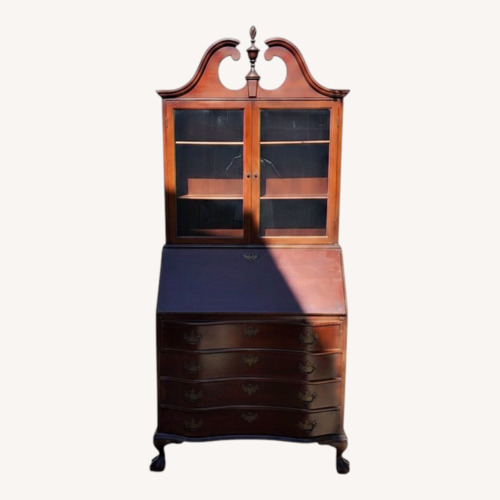 Used Antique Secretary With Upper Hutch for sale on AptDeco